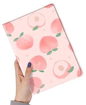 Floral Case for iPad Air 13 inch M3/M2, iPad Pro 12.9 inch 6th/5th/4th/3rd Generation Flower Pattern Cute Slim Leather Folio Case with Pencil Holder Auto Sleep/Wake (Color P)
