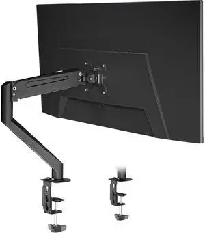 Suptek Single Monitor Arm 13-34 Inch,Adjustable Gas Spring Monitor Desk Mount Stand Holds up to 4.4-26.4lbs,VESA Mounting Holes 75/100mm,Black(MDXB)