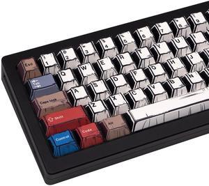 TIMSEKER Graffiti Style PBT Keycaps, 150 Keys Anime-Inspired Custom Keycap Set, Cherry Profile Dye Sub Key Caps for 60%/65%/75%/100% Mechanical Keyboard, Compatible with Cherry MX Switches