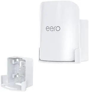 XLTTYWL eero Pro 7 Wall Mount Kit, erro 7 Pro Outlet Mount Bracket Optimize Space&Cable Management Accessories eero Pro 7 Compatible with erros Pro 7 Tri-Band Mesh Wi-Fi 7 Router (White, 1 Pack)