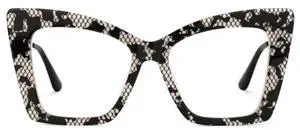 Zeelool Retro Butterfly Glasses for Women Blue Light Blocking Glasses Anti Eyestrain Eyewear ZJGX197476 Black Zeelool Retro Butterfly Glasses for Women Blue Light Blocking Glasses Anti Eyestrain Eyewear ZJGX197476 Black