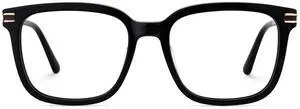 Zeelool Square Blue Light Blocking Glasses for Men, Classic Glasses Computer Eyeglasses with Anti UV, Eyestrain and Glare Lens ZJGX293154-02B