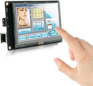 3.5 Inch HMI Smart TFT LCD Display Module with 128M Flash Memory + 1 GHz CPU+Complimentary GUI Software + UART Port for Arduino Uno Nano ESP32 STM32 Supports Video, Audio, Animation Playback, and RTC