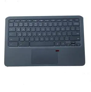 Replacement for HP Chromebook 11A-NB0013DX 11A-NB0047NR NB Laptop Upper Top Cover Case Palmrest Keyboard Touchpad Assembly Part L99855-001