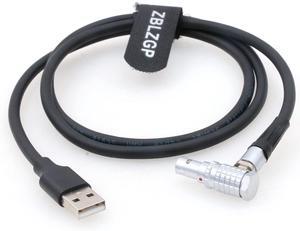 ZBLZGP USB to 4-Pin Male Charging Cable for PD Movie Remote Air 2/Remote Air Pro Controller 39in (Elbow 4 pin)
