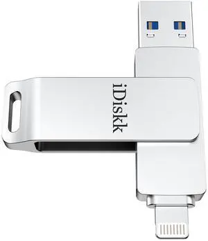 App-le Mfi Certified 128GB iDiskk iPhone Flash Drive,for Photos and Videos,Photo Stick, iPad Flashdrive,iPhone USB Storage, iPad iPhone Photo Storage Stick,for Mac,iPad,PC Thumb Drive Auto Backup