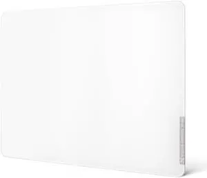 XVX White Glass Mouse Pad 4.0, Hard Mousepad for Gaming,Ultra-Smooth Micro-Etched Surface with Non-Slip Rubber Base(410mm*310mm)