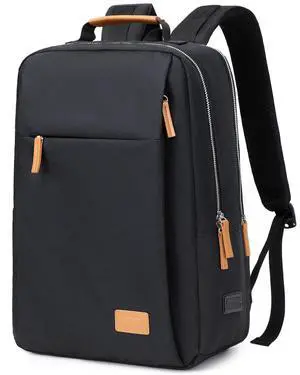 Travel Backpack for Women,15.6 Inch Laptop Backpack Purse with USB Port & Wet Pocket,Carry on Backpack Personal Item Backpacks Nurse Bag Anti Theft College Bookbag,Casual Daypack for Work (Black)