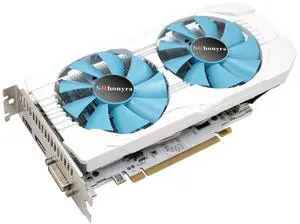 SRhonyra RX 580 8GB GDDR5 Graphics Card for Gaming PC Video Card 2048SP 256-Bit PCIe 3.0 x16 6-Pin Connector Desktop Computer Gaming GPU with HDMI, DisplayPort & DVI Ports (White Edition)