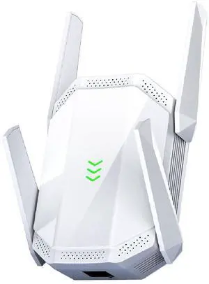 2025 WiFi Extender Signal Booster, Long Range Wireless Repeater Amplifier with Ethernet Port, for Home, Outdoor, Covers Up to 20000 Sq, Dual Band, Works with All Router, Quick Setup