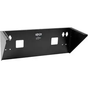 Plantronics Tripp Lite Wallmount Rack 4U Vertical Rack Bracket 175lb Capacity (SRWALLBRKT4U),Black