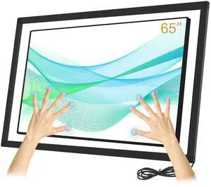 Senisway 65 Inch Multi-Touch Infrared Frame USB Interface HID Compatible IR Overlay-Integrate 10 Points Technology into Any Display