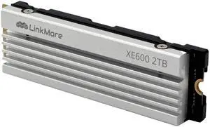 LinkMore XE600 2TB M.2 2280 SSD, PCIe Gen4 NVMe Internal Gaming Solid State Drive with Heatsink, Up to 7200 MB/s, Compatible with PlayStation 5, PS5