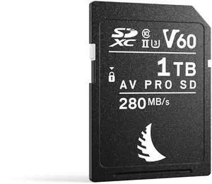 Angelbird AV PRO SD V60 1 TB - SDXC UHS-II Memory Card - up to 6K - for High-Res Photography, Continuous Shooting, and Light Video Production