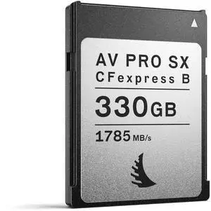 Angelbird AV PRO CFexpress B 2.0 SX 330 GB - CFexpress 2.0 Type B Memory Card - High-Speed - up to 12K+ RAW - for Burst Photography and Video