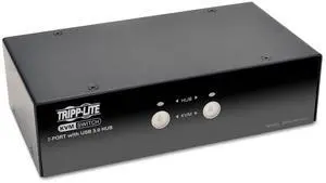 Tripp Lite 2-Port DisplayPort KVM Switch with Audio, Cables & USB 3.0 Hub (B004-DPUA2-K)