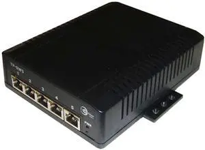 Tycon Systems TP-SW5G-24 5 Port High Power POE Switch - 10-36V DC Input