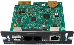 APC UPS Network Management Card 3 with 2 USB ports and Temperature Monitoring, Newest Model 2020 (AP9641)