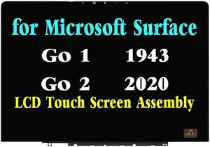 GBOLE Replacement for Microsoft Surface Laptop go 1 2 1943 2020 12.4 inch LCD Touch Screen Display Digitizer Assembly Parts