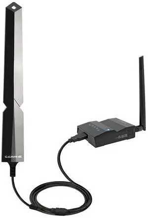 C. Crane CC Vector Long Range WiFi Receiver System  Repeats to All WiFi Devices at a Distant Location. Boost Coverage to Garage, Garden, Upstairs, Back Rooms, and More; 2.4 GHz
