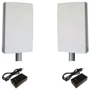 New! EZBR-Dual-AC-Dual Radio, High Power, Outdoor Wireless Bridge System 2.4GHz and 5GHz, 867Mbps Data Rate, Up to 3 Miles Range