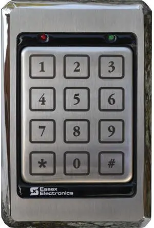 Essex Electronics - KTP-103-SN - 26 Bit Wiegand S/s 3x4 5/12v