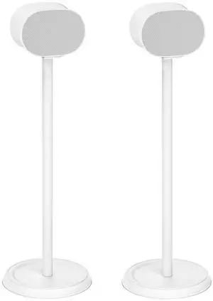 Heavy-Duty Speaker Stand for Sonos Era 300 Stand with Cable Management Floor Speaker Stands for Sonos Era 300 Speaker Stand for Easy and Secure Mounting-White, 2 Pack