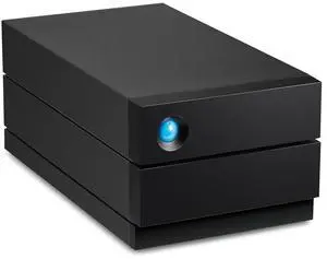 LaCie 2big RAID 16TB External Hard Drive Desktop HDD  USB-C, 7200 RPM Enterprise Class Drives, for Mac and PC Desktop, Rescue Services (STHJ16000800)