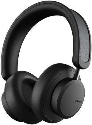Urbanista Solar Powered Active Noise Cancelling Headphones with Infinite Playtime, Powerfoyle Self Charging Wireless Over Ear Bluetooth 5.0 Earphones, On Ear Detection, Los Angeles, Midnight Black