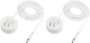 2-Pack - 6-Foot Power Adapter Compatible with Google Nest Mini, Nest Hub, Nest WiFi Router and Nest WiFi Point Power Cable