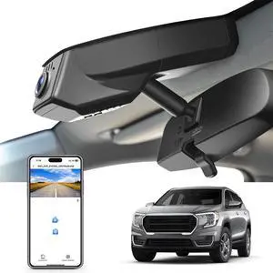Mangoal 4K Dash Cam for GMC Terrain 2018-2024, SL/SLE/SLT/AT4/Denali, A/B - Free App & WiFi, 128GB Card