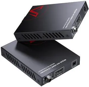 AV Access 4K HDMI Extender Over Cat5e/6/6a/7 4K@60Hz up to 115ft, 1080P up to 164ft, HDR10+, HDMI 2.0 YUV4:4:4, HDCP 2.2, 18Gbps, Plug & Play, IR Return & PoE, Smart EDID Balun Ultra HD(4KEX60-H2)