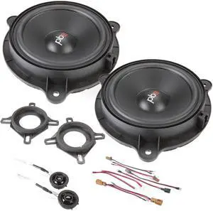 Powerbass OE65C-NS2 2 OEM Replacement Component Speaker Compatible with Select Nissan Vehicles