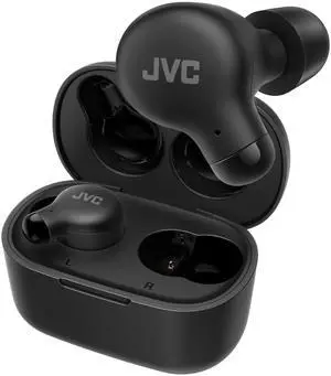 JVC Marshmallow True Wireless Bluetooth 5.3 Earbuds  28H Battery, Memory Foam Earpieces for All-Day Comfort, IPX4 Water Resistant, Mic, Compact Case, for iPhone & Android