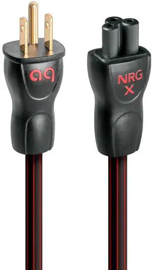 AudioQuest NRG-X3 Power Cable - 1m - 1 x C5 > 1 x 3-Prong Wall Plug