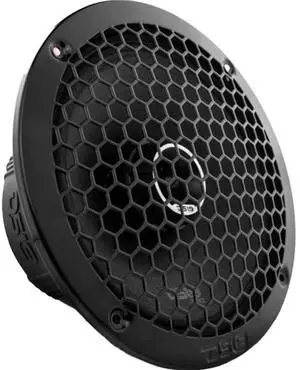 DS18 PRO-ZT6 6.5-Inch 2 Way Pro Audio Midrange Speakers with Built-in Bullet Tweeter 4-Ohms 450W Max 225W RMS Water Resistant - Black Metal Mesh Grill Included (1 Speaker)