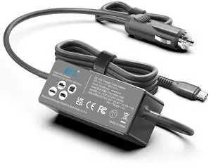 KFD 100W USB C Laptop Car Charger 12V-24V DC Adapter for MacBook Pro/Air,Hp,Dell,Surface,Lenovo Samsung,LG,Acer,Asus Rog G16 Flow X13 Z13,MSI Titan 18 17,DJI Mini 4/Mavic 3/Air 3 Type C Power Supply