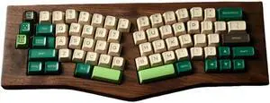 REDQIN Avocado-Keycaps Double Shot PBT Keycaps 170 Keys SA Profile Retro Green and Beige Custom Keycap Set Compatible with Alice/60%/65%/75%/TKL/96%/100% US Layout MX Switches Mechanical Keyboard