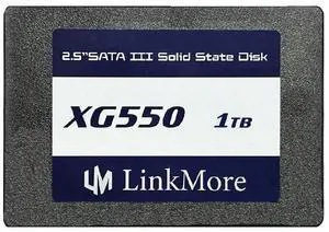 LinkMore XG550 1TB 2.5'' SATA III (6Gb/s) Internal SSD, Solid State Drive, Read Speed Up to 550MB/s, 2.5 inch PC Desktop