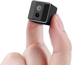 ehomful Wireless Mini Camera HD 1080P Portable Small Nanny Cam with Night Vision,Body Cam Surveillance Cameras for Home Security Indoor/Outdoor No WiFi Need/No Audio