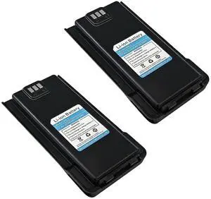 BAOFENG 2 Packs DM-1 Battery for DM1701 DMR Two Way Radio 2200mAh 7.4V Rechargeable 16.3Wh DM-1701 Walkie Talkie Accessories