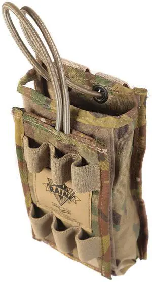 Raine Tactical Gear | an/PRC 163/152/148/MPU5 Radio Pouch, Multicam - Snug fit, Versatile, accessible, and Convenient for Military, Police, Firefighters, EMTs and More (Multicam)