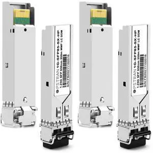 OPSTRAN 1000BASE-SX SFP Optical Transceiver Module Compatible with HPE Aruba J4858D J4858DCM JL745A Q8N53A ProCurve J4858C J4858B J4858A 850nm 550m DDM Duplex LC MMF 4pcs/Pack