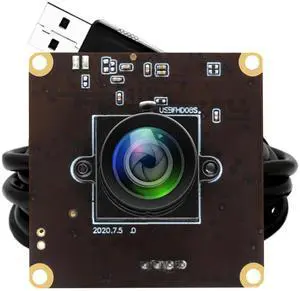 IFWATER USB 260fps High Speed 110 Wide Angle No Distortion Lens Camera Module 2MP USB UVC Video Lightburn Industrial Camera Plug and Play for Laptop Raspberry Pi Jetson Nano