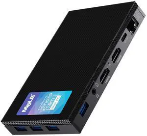 MeLE Fanless Mini PC Quieter3Q 11th Gen N5105 8GB 256GB, Micro Computer WiFi 5 Small Desktop Service with USB-C PD, Gigabit Ethernet, Dual HDMI 4K, Auto Power on, PXE Support M.2 SSD
