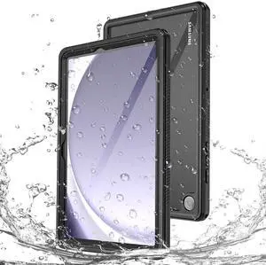 Miimall Compatible for Samsung Galaxy Tab A9+/A9 Plus Waterproof Case, 360 Full-Body TPU Ultra-Thin Transparent PET Front Waterproof Case for Galaxy Tab A9+/A9 Plus 11" 2023(Model SM-X210/X216/X218)