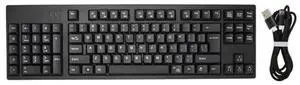 Yosoo Health Gear Left Handed Keyboard Ergonomic 109 Keys Computer Keyboard, Micro USB Left Handed Keyboard for Business and Accounting, Plug and Play Office Keyboard for Business Accounting Designer