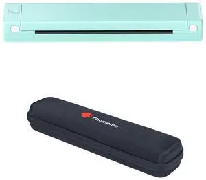 Phomemo M08F Wireless Tattoo Transfer Stencil Printer Green& M08F Case Black, Tattoo Transfer Thermal Copier Machine with 10pcs Free Transfer Paper, Tattoo Printer Kit for Tattoo Artists