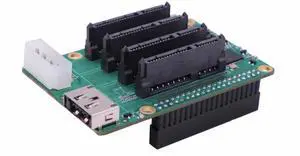PENTA SATA HAT Expansion Board for ROCK PI 4 Development Board