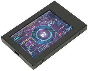 Zopsc 3.5in Portable Monitor for Laptop, Computer Temp Monitor IPS USB Mini Screen PC CPU Data Monitor PC Sensor Panel Dynamic Display Monitor